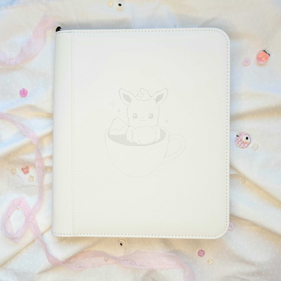 Cream & Cocoa 2x2 Toploader Binder